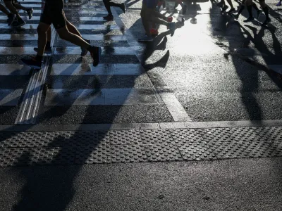 - maraton 42 km -- polmaraton 21 km -- tek- 22. 10.2023 - 27. Ljubljanski maraton 2023 - največji teka&scaron;ki dogodek v Sloveniji - //FOTO: Bojan Velikonja