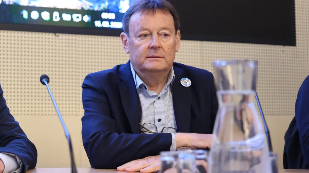 Damjan Polh, novi predsednik sindikata FIDES, sindikat zdravnikov in Zobozdravnikov Slovenije<br><br>- 15.03.2023 &ndash; pogajanja o plačah v zdravstvu - nadaljevanje pogajanj o zdravstvenem plačnem stebru med vlado in reprezentativnimi sindikati s tega področja - <br><br>//FOTO: Luka Cjuha