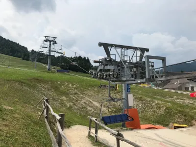 Kranjska Gora, sedežnica Vitranc 1, poletje, smuči&scaron;če