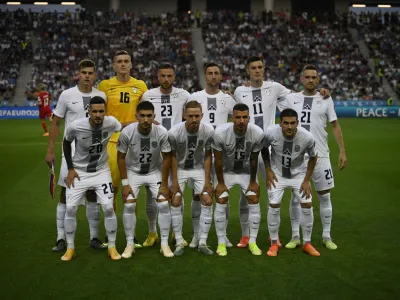 - 26.06.2023 &ndash; nogomet - Slovenija: Danska, kvalifikacije za EP 2023, 4. krog: skupina H //FOTO: Nik Erik Neubauer