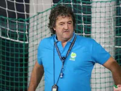 Mirko Vičević: Nizozemska, Romunija in Slova&scaron;ka, s katerimi bomo na EP igrali v skupini, so na papirju in po tradiciji reprezentance, ki imajo vi&scaron;ji rejting, a osebno nerad izgubljam. Foto: Aleksander Sokler, ZVDS