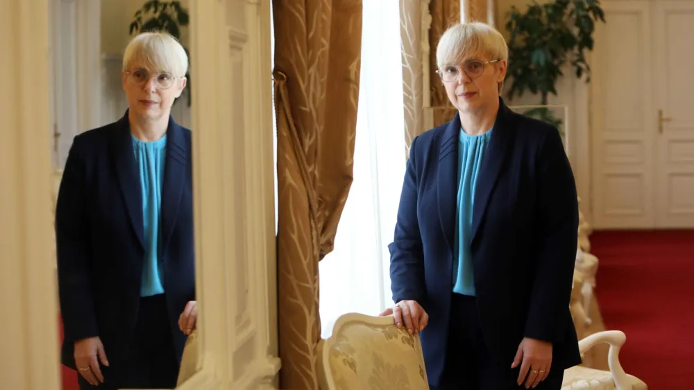 - 22.12.2023 - Nata&scaron;a Pirc Musar, novinarka in političarka, predsednica Republike Slovenije od 23. decembra 2022//FOTO: Tomaž SkaleOPOMBA: DNEVNIKOV OBJEKTIV - INTERVJU 2023