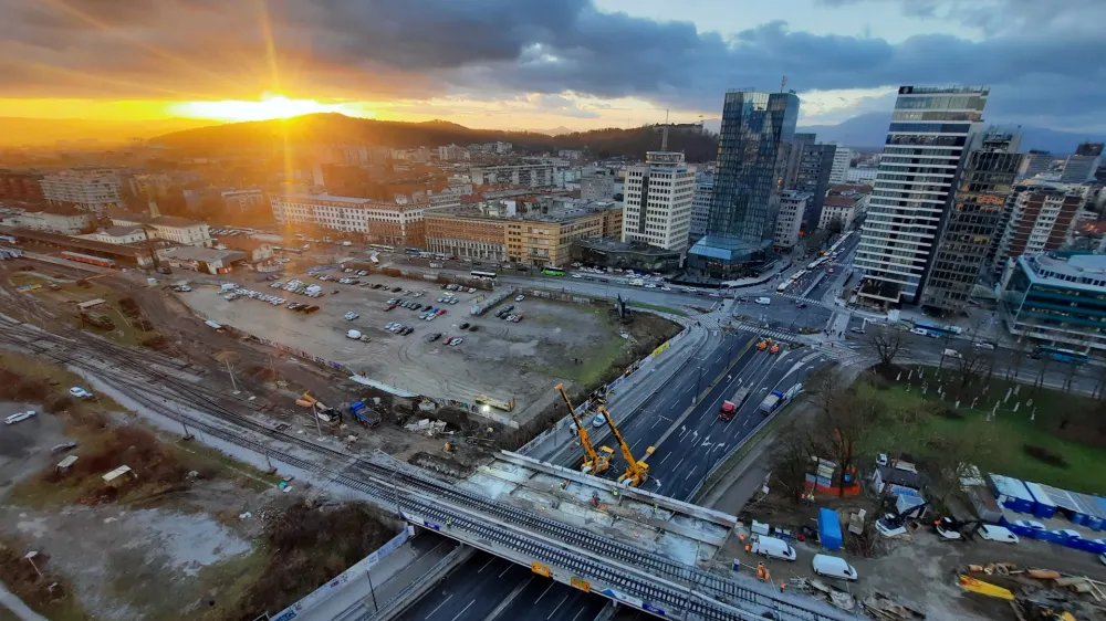 Pogled na delovi&scaron;če iz zraka