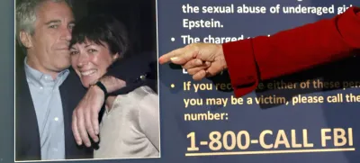 FILE — Audrey Strauss, acting United States Attorney for the Southern District of New York, points to a photo of Jeffrey Epstein and Ghislaine Maxwell during a news conference, July 2, 2020, in New York. Social media is abuzz with news that a judge is about to release a list of "clients," or "associates" or maybe "co-conspirators," of Jeffrey Epstein, the jet-setting financier who killed himself in 2019 while awaiting trial on sex trafficking charges. While some previously sealed court records are indeed being made public, the great majority of the people whose names appear in those documents are not accused of any wrongdoing. (AP Photo/John Minchillo, File)