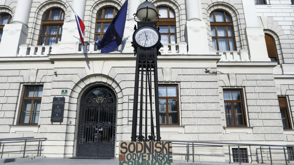 - 24.11.2023 &ndash;  sodi&scaron;če - simbolična fotografija - sodna palača - pravosodje //FOTO: Luka Cjuha