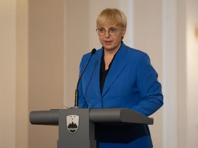 Ljubljana, predsedniska palaca.<br>Sklepna prireditev natecaja Prostovoljec leta, ki jo je gostila predsednica republike Natasa Pirc Musar.