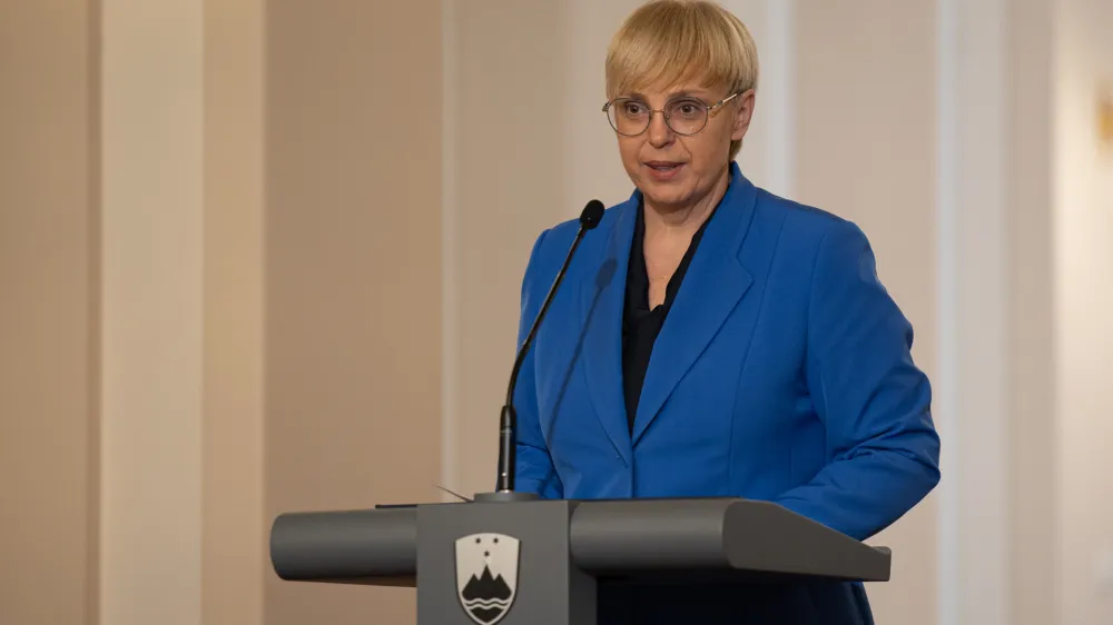 Ljubljana, predsedniska palaca.<br>Sklepna prireditev natecaja Prostovoljec leta, ki jo je gostila predsednica republike Natasa Pirc Musar.