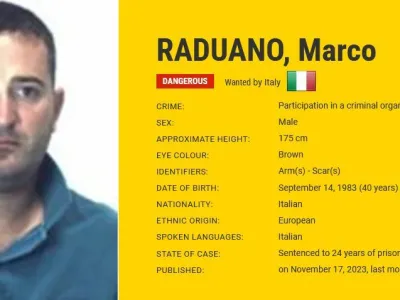 V Franciji so prijeli mafijskega &scaron;efa Marca Raduana, enega najbolj iskanih zločincev v Evropi. 