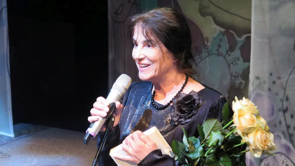 Maribor, Lutkovno gledalisce Maribor.<br>Podelitev Glazerjevih nagrad.<br>Dobitnica Glazerjeve nagrade za zivljenjsko delo Erika Vouk.