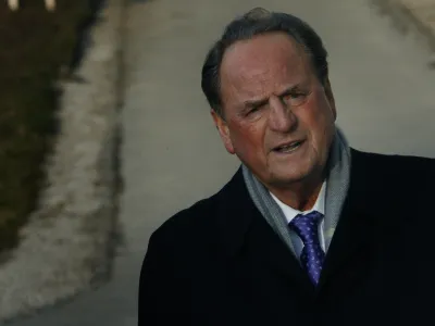 direktor SCT Ivan Zidar - sojenje zoper osmerico v gradbeni aferi Čista lopata, ki so obtoženi kaznivih dejanj sprejemanja in dajanja daril ter dajanj pomoči k omenjenimi kaznivima dejanjema pri postopku javnega naročila za gradnjo kontrolnega stolpa na Letali&scaron;ču Jožeta Pučnika Ljubljana// Foto: Matej Pov&scaron;e