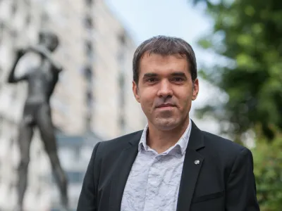 - 11.09.2015 - Mario Galunič, televizijski voditelj in urednik - odgovorni urednik Razvedrilnega programa na TV Slovenija od 1. junija 2014 //FOTO: Maja Marko