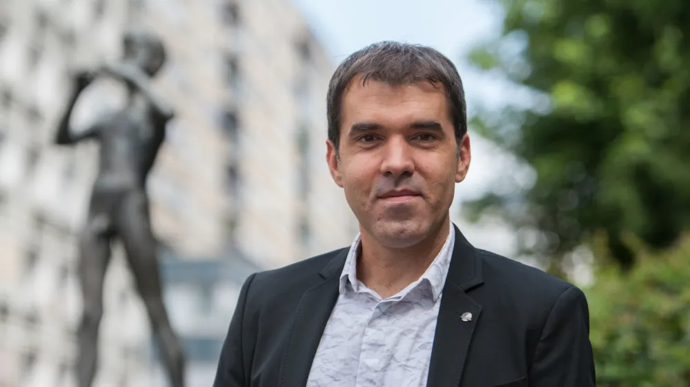 - 11.09.2015 - Mario Galunič, televizijski voditelj in urednik - odgovorni urednik Razvedrilnega programa na TV Slovenija od 1. junija 2014 //FOTO: Maja Marko