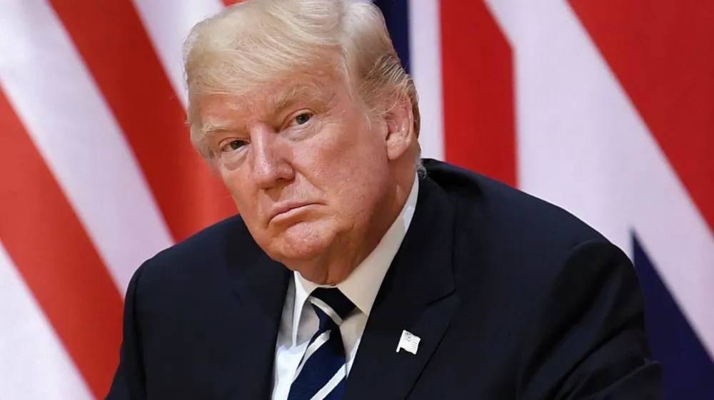 FILED - 07 July 2017, Hamburg: Then US President Donald Trump attends a meeting on the sidelines of the G20 summit. Photo: Bernd von Jutrczenka/dpa