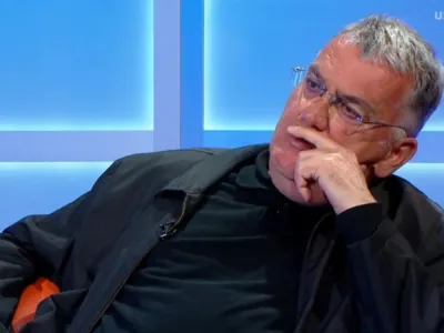 Cane iz skupine Partibrejkers je, &scaron;e preden se je pogovor dobro začel, zapustil televizijski studio. F zajem zaslona