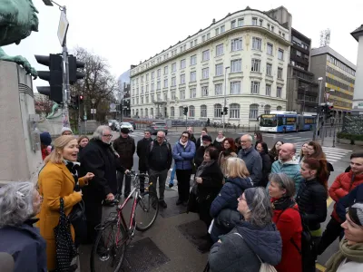 25.03.2024 - vodstvo po arhitektekturni dedi&scaron;čini, Dnevnik, tiskarna, Ljudska pravica in KanarčekErvin Hladnik MilharčičFoto: Tomaž Skale