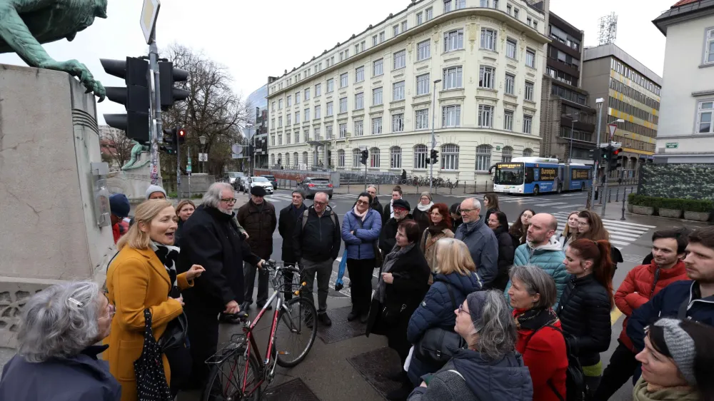 25.03.2024 - vodstvo po arhitektekturni dedi&scaron;čini, Dnevnik, tiskarna, Ljudska pravica in KanarčekErvin Hladnik MilharčičFoto: Tomaž Skale