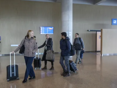 - potni&scaron;ki terminal -&nbsp;- 14.12.2022 - Letali&scaron;če Jožeta Pučnika Brnik &ndash; Aerodrom Ljubljana &ndash; Fraport Slovenija&nbsp;//FOTO: Luka Cjuha