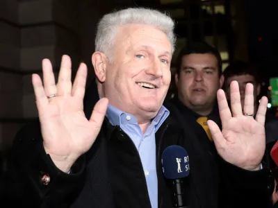 Agrokor&acirc;&euro;&trade;s owner Ivica Todoric, leaves Westminster Magistrates Court in London, Britain November 7, 2017. REUTERS/Simon Dawson
