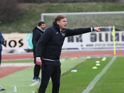 trener Brava Kostel Ale&scaron; Arnol,- 26.02.2024 &ndash; nogomet &ndash; Bravo Kostel: Koper, Prva liga Telemach, 23. krog: //FOTO: Bojan Velikonja