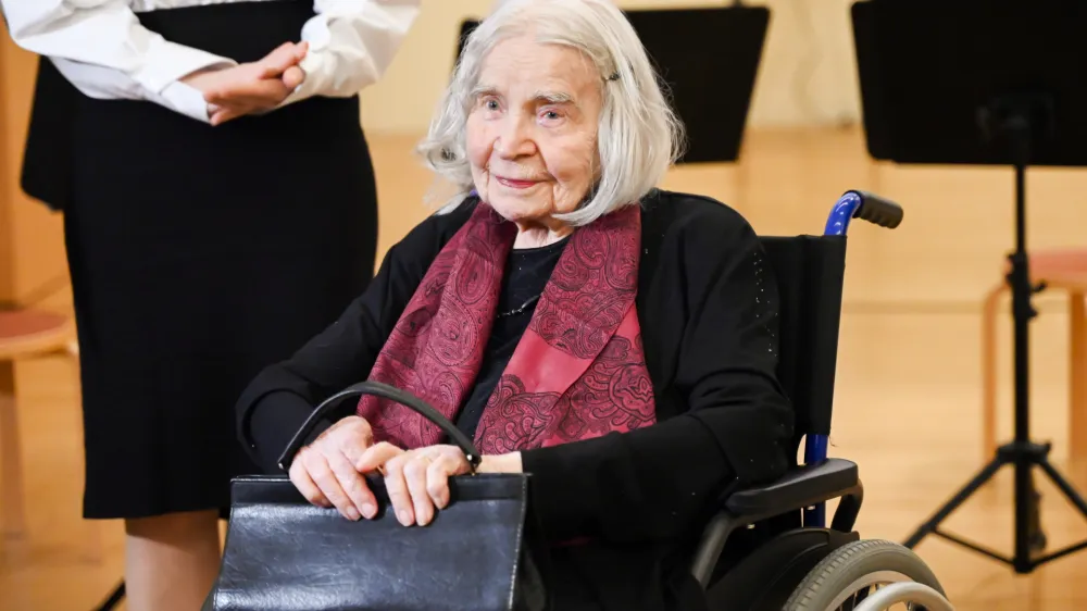  Ančka Go&scaron;nik Godec- 10.04.2024 - nagrade in priznanja Riharda Jakopiča.FOTO: Nik Erik Neubauer