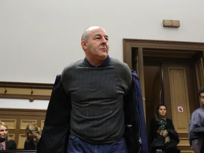 Florijan Ga&scaron;perin,<br><br><br>- 15.02.2017 -  sojenje Florijanu Ga&scaron;perinu in soobd. zaradi prejemanja podkupnin pri tehničnih pregledih vozil -<br><br><br>//FOTO: Jaka Gasar