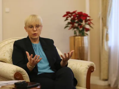 - 22.12.2023 - Nata&scaron;a Pirc Musar, novinarka in političarka, predsednica Republike Slovenije od 23. decembra 2022//FOTO: Tomaž SkaleOPOMBA: DNEVNIKOV OBJEKTIV - INTERVJU 2023