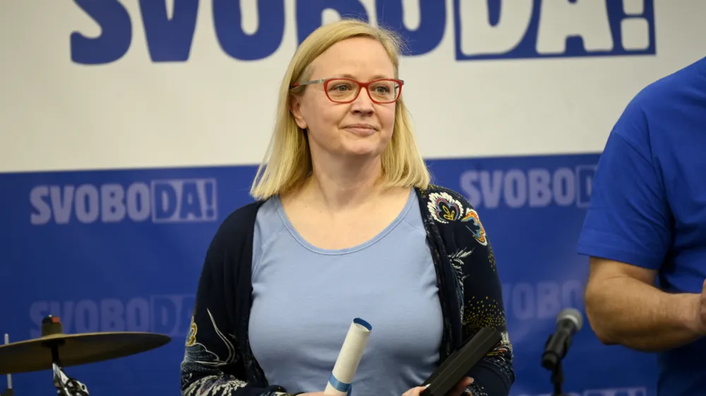 Gibanje SvobodaTamara Kozlovič- 6.04.2024 &ndash; 1. festival SVOBODE, Zbilje.  //FOTO: Nik Erik Neubauer