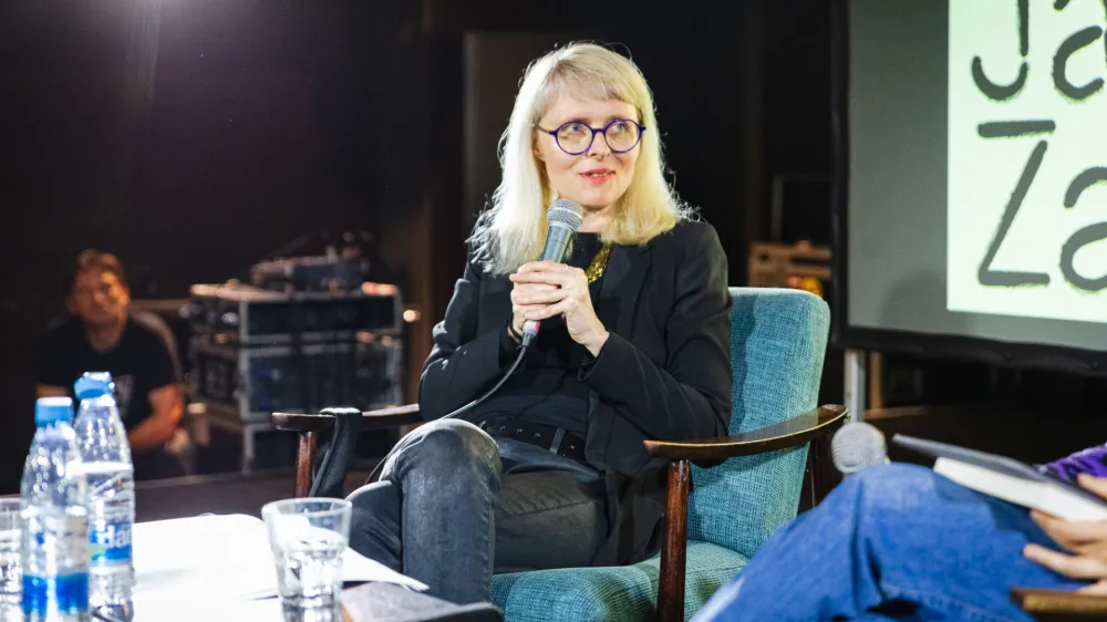 Jasnima Založnik, predstavitev knjige Zavzemanje prostora, Kino &Scaron;i&scaron;ka 16. 4. 2024