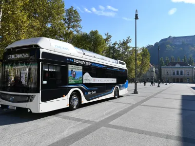 Pred nakupom avtobusov na vodik je ljubljanska občina testirala tovrstne tipe vozil.&nbsp;