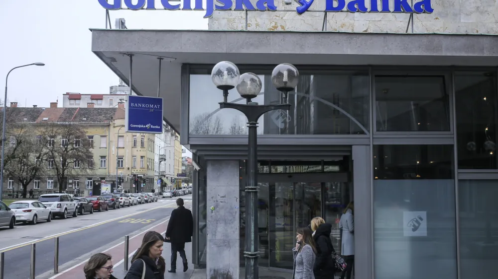 - 25.02.2015 - Simbolična fotografija - Gorenjska Banka, poslovalnica Center - Dalmatinova ulica 4 v Ljubljani, dokapitalizacija banke, bančna kriza - stavba      //FOTO: Jaka Gasar