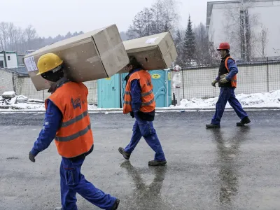 Kostno-mi&scaron;ična obolenja, ki so posledica težkih fizičnih obremenitev pri delu, so vzrok za kar četrtino bolni&scaron;kih odsotnosti in pogosto vodijo v invalidnost. Fotografija je simbolična. Foto: Jaka Gasar&nbsp;