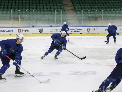 - 08. 04. 2024 - hokejska reprezentanca v dvorani Tivoli nadaljuje priprave na svetovno prvenstvo divizije I-A //FOTO: Jaka Gasar