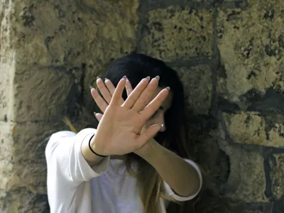 woman says stop. Stop Gesture. Human Hand, Women, Domestic Violence, Only Women, Conflict. Stay Away. Sexual Assault, Women, Harassment, Violence