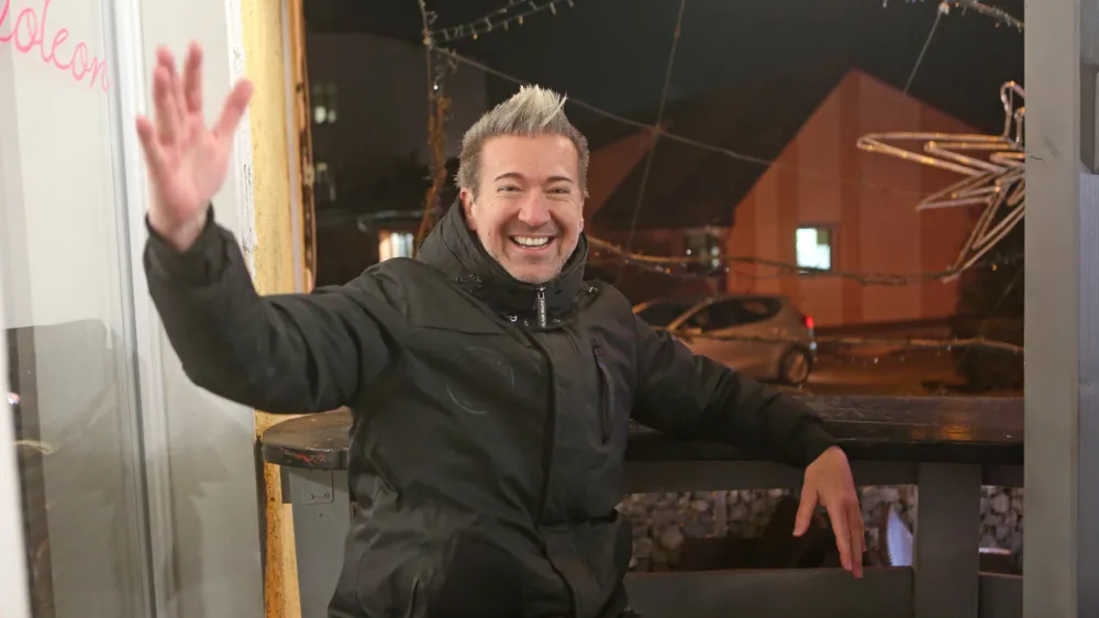 - 06.01.2020 - Werner Brozović, hrva&scaron;ko-slovenski pevec zabavne glasbe,//FOTO: Bojan Velikonja