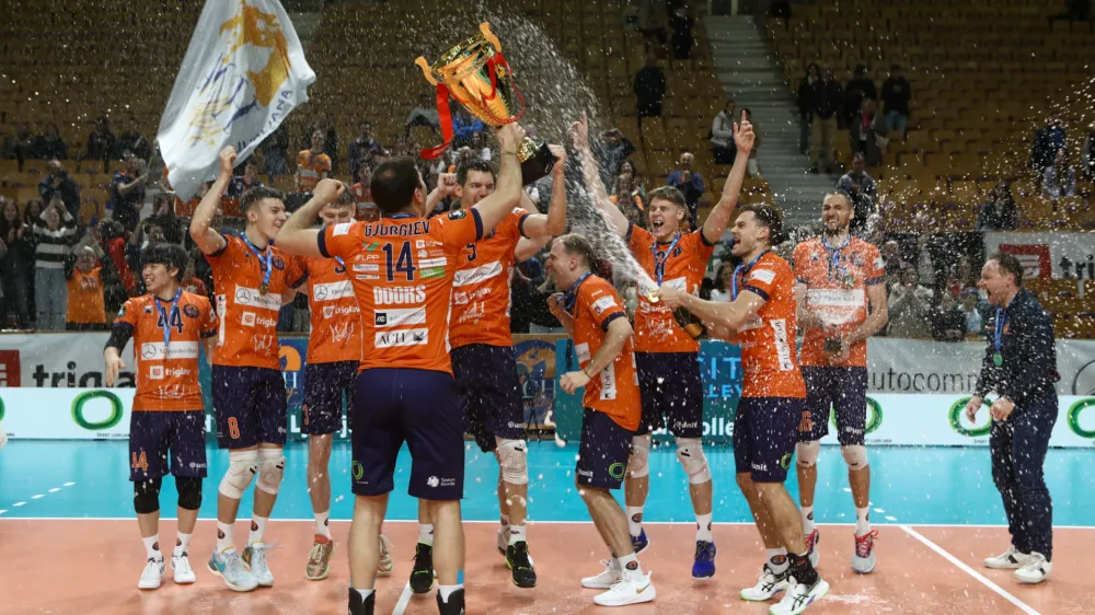 24.04.2024 - odbojka tekma finala ACH Volley &ndash; Calcit VolleyFoto: Luka Cjuha