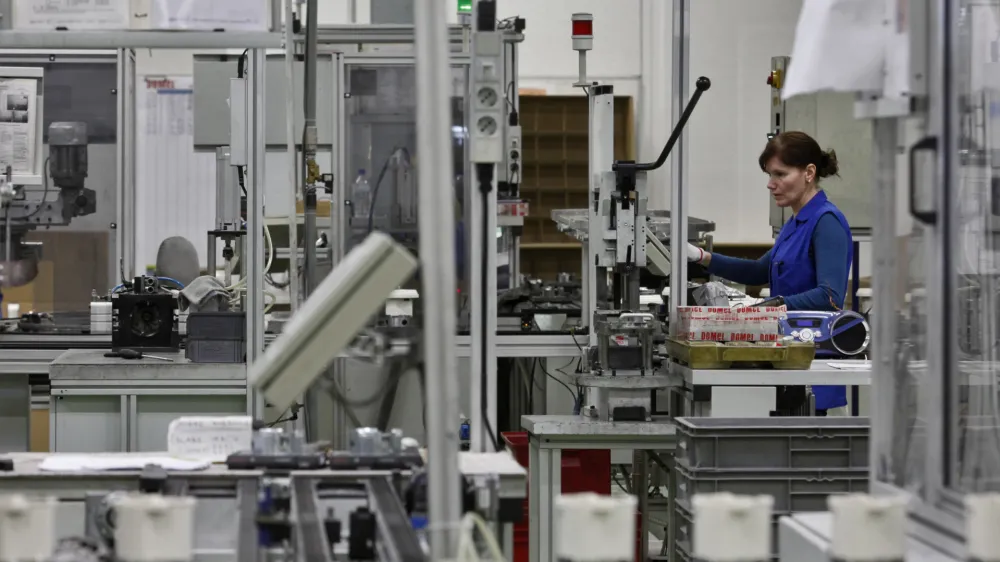 proizvodnja- DOMEL, elektromotorji in gospodinjski aparati d.o.o. Železniki, - globalni razvojni dobavitelj dovr&scaron;enih re&scaron;itev elektromotornih pogonov in komponent, temelječih na lastnih inovativnih tehnologijah - podjetje v pretežni lasti delavcev    ///FOTO: Luka CjuhaOPOMBA: ZA OBJAVO V PRILOGI &ndash; DNEVNIKOV OBJEKTIV - REPORTAŽA 2013