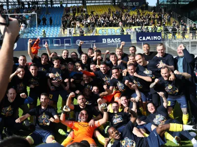 NK Celje je postal državni prvak. - 28.04.2024. Nogomet 1. liga Telemach NK Olimpija NK Celje. Foto: Bojan Velikonja