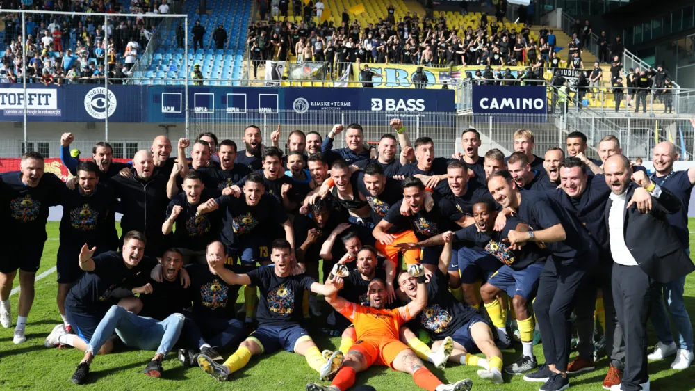 NK Celje je postal državni prvak. - 28.04.2024. Nogomet 1. liga Telemach NK Olimpija NK Celje. Foto: Bojan Velikonja