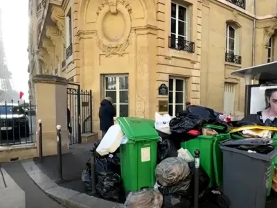 Stavka smetarjev Pariz 