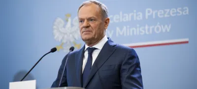28 March 2024, Poland, Warsaw: Poland's Prime Minister Donald Tusk reacts during a joint press conference with Ukraine's Prime Minister Denys Smyhal (not pictured). Photo: Attila Husejnow/SOPA Images via ZUMA Press Wire/dpa