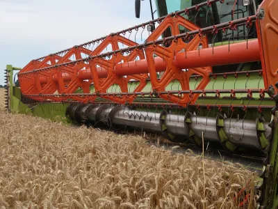 Pomurje, Rakičan, Panvita, žetev, p&scaron;enica, kombajn. Foto. Tatjana Pihlar 