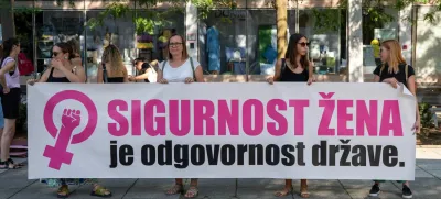 Na Hrvaškem že dlje časa potekajo shodi, na katerih udeleženci zahtevajo, da država poskrbi za varnost žensk. 