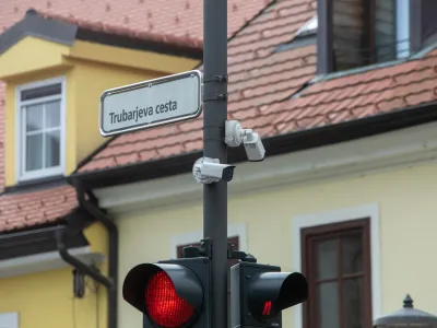 13.05.2024 - video nadzorne kamere v Ljubljani - Ljubljanska tržnica - Ljubljanska parkiri&scaron;ča in tržniceFOTO: Luka Cjuha