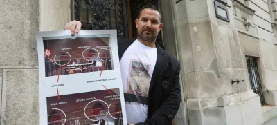 Rok Snežič na današnji obravnavi na mariborskem sodišču.