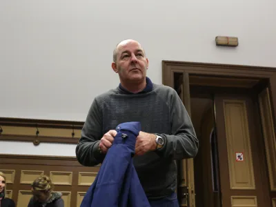 Florijan Ga&scaron;perin,- 15.02.2017 -  sojenje Florijanu Ga&scaron;perinu in soobd. zaradi prejemanja podkupnin pri tehničnih pregledih vozil -//FOTO: Jaka Gasar