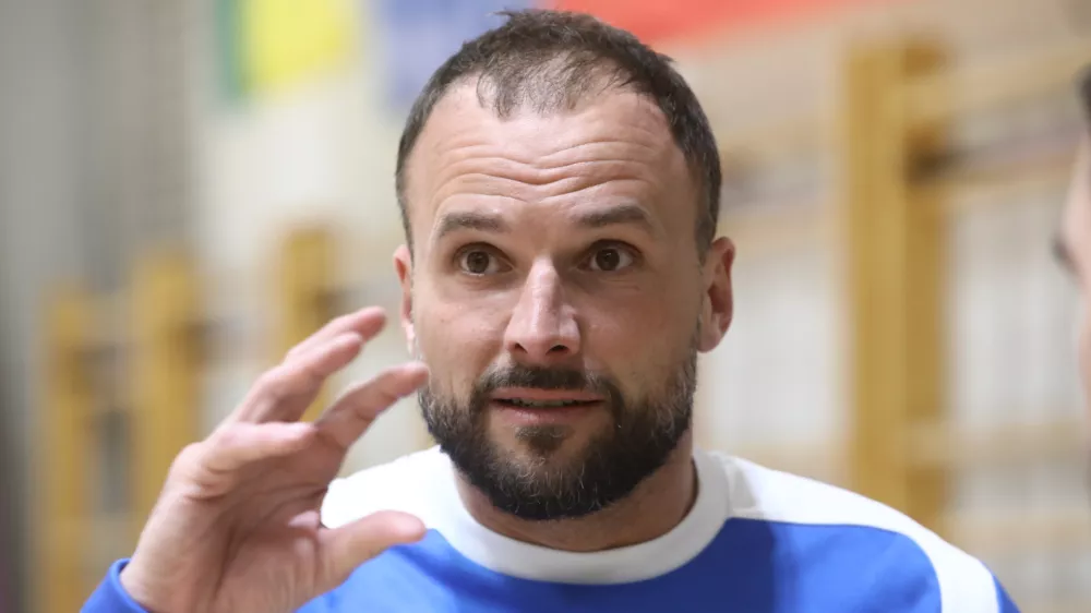Uro&scaron; Zorman 26.12.2022 &ndash; mo&scaron;ka rokometna reprezentanca - uvodni trening mo&scaron;ke reprezentance - priprave za nastop na SP 2023 na Poljskem in &Scaron;vedskem.&nbsp;//FOTO: Luka Cjuha