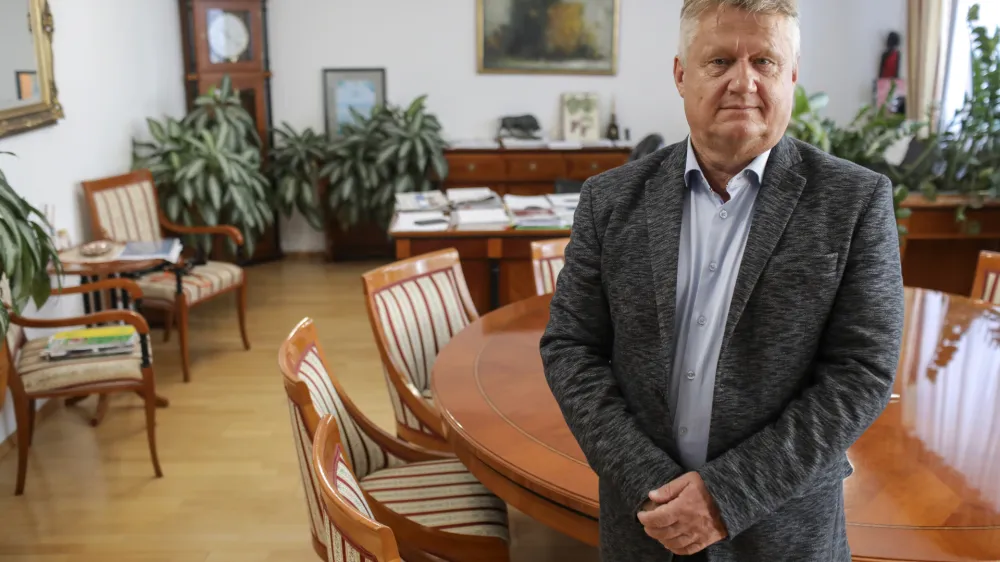 Izidor Krivec, direktor Celjskih mesnin - 27.10.2022 &ndash; Podjetje Celjske mesnine d.o.o., proizvodnja mesnih izdelkov, Cesta v Trnovlje 17, Celje //FOTO: Jaka Gasar