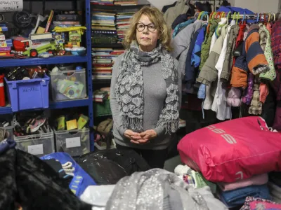 - 10.12.2020 - Anita Ogulin, humanitarna delavka, predsednica Zveze Prijateljev Mladine &ndash; ZPM Ljubljana Moste - Polje /FOTO: Jaka GasarOPOMBA: INTERVJU ZA OBJEKTIV 2020