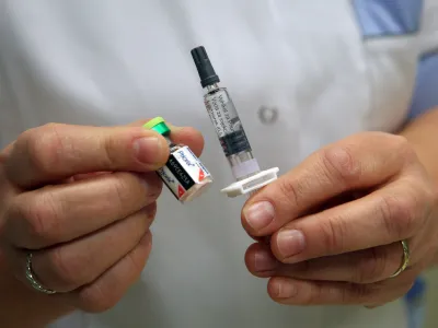 Cepivo Priorix proti o&scaron;picam- o&scaron;pice- 10.01.2018 &ndash; Nacionalni in&scaron;titut za javno zdravje &ndash; NIJZ, Zalo&scaron;ka cesta 29 v Ljubljani //FOTO: Tomaž Skale