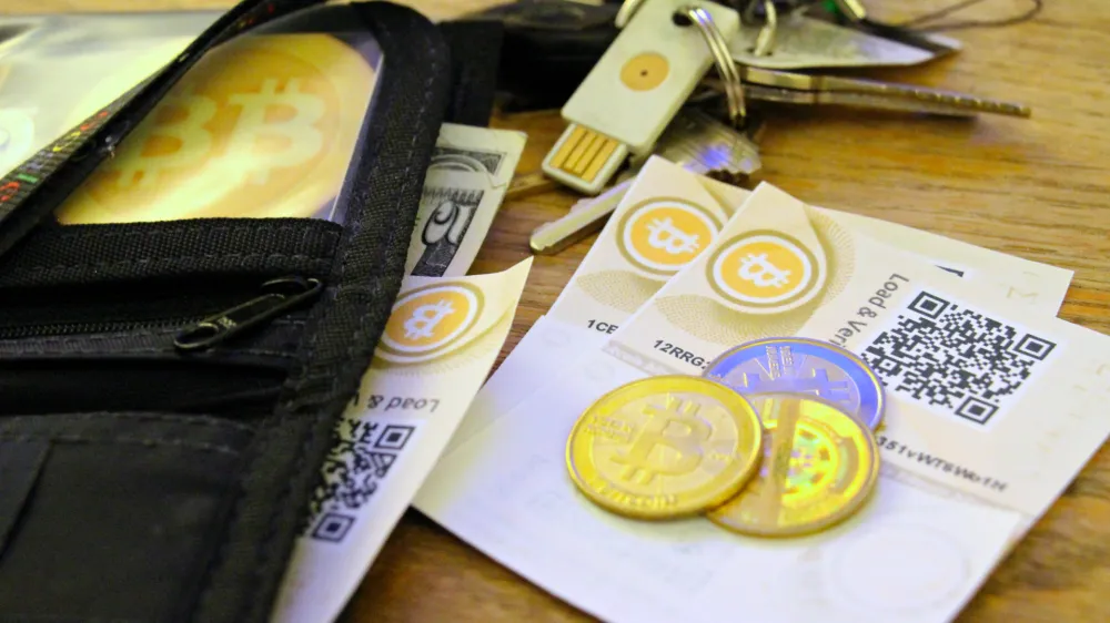 bitcoin, kriptovaluta, kriptovalute, virtualna valuta, virtualni denarfoto: Zach Copley (Wikimedia)